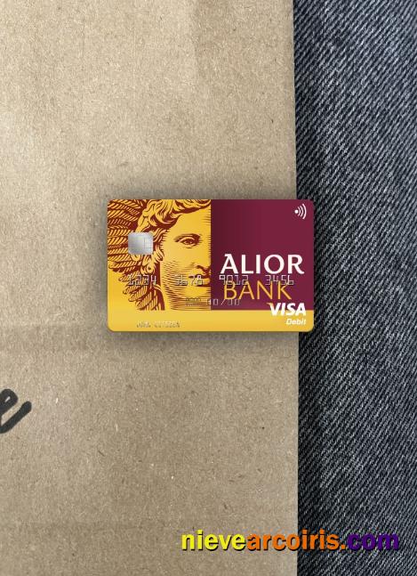 Poland Alior Bank visa debit card photolook
